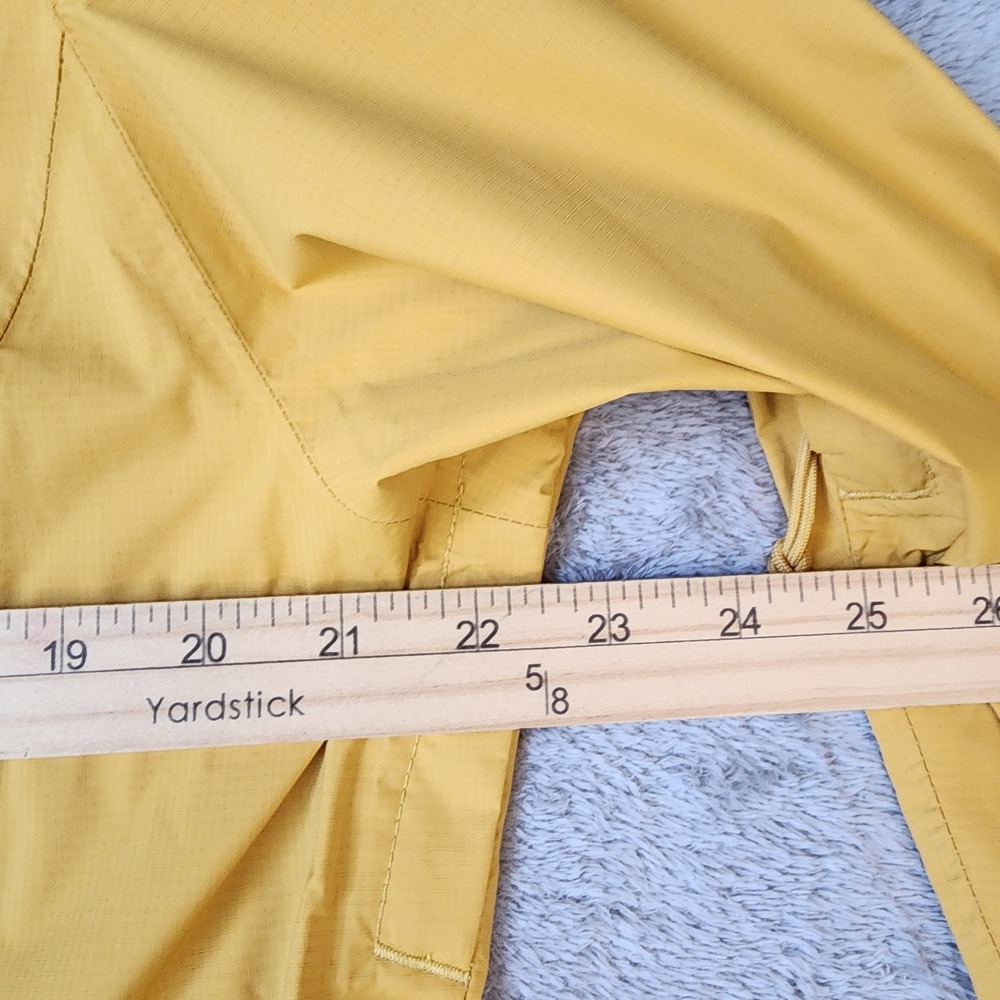 The North Face Venture 2 Rain Jacket Womens Large Mustard Yellow Hood Full Zip - Picture 4 of 7